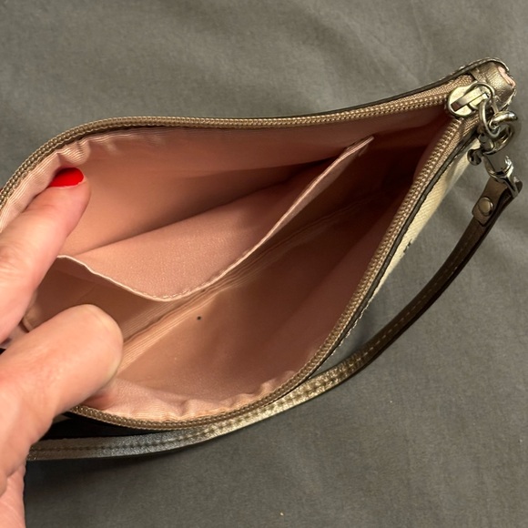 Coach Canvas Beachy Wristlet - Picture 5 of 6